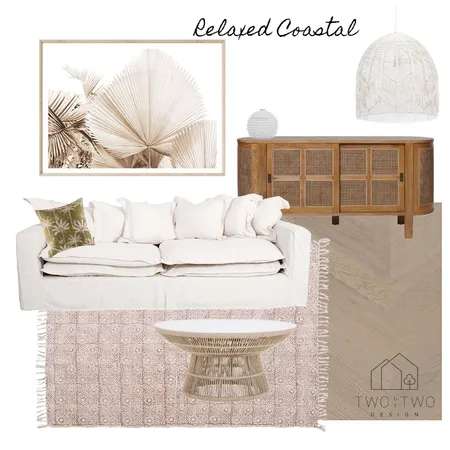Relaxed Coastal Lounge Interior Design Mood Board by Two By Two Design on Style Sourcebook