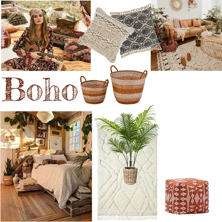 boho Interior Design Mood Board by ValerieHormes on Style Sourcebook