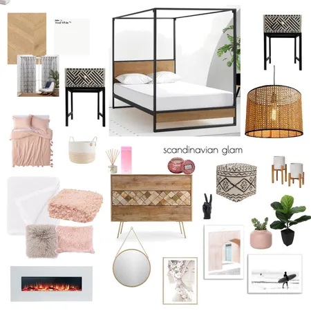 scandinavian bedroom Interior Design Mood Board by rakhi on Style Sourcebook