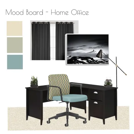 Ginny - Home Office Interior Design Mood Board by omseating on Style Sourcebook