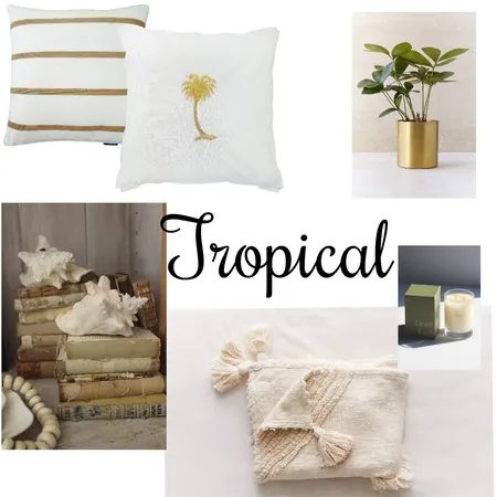 Tropical lounge Interior Design Mood Board by Be on Style Sourcebook