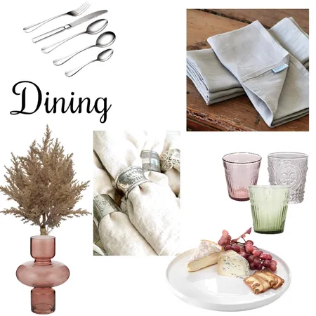 Dining Interior Design Mood Board by Be on Style Sourcebook