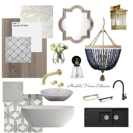 Lux Hamptons Interior Design Mood Board by Absolute Home Interiors on Style Sourcebook