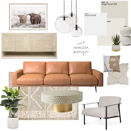 Autumn living room Interior Design Mood Board by Stone and Oak on Style Sourcebook