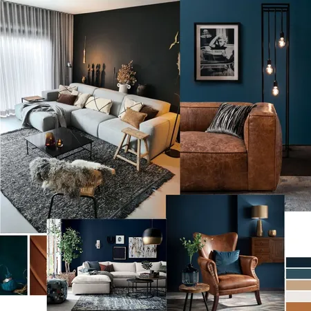 Blue tones Interior Design Mood Board by emydesiree on Style Sourcebook