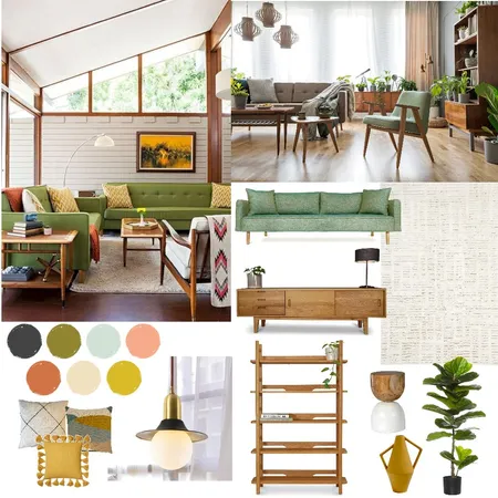 mid-cent Interior Design Mood Board by Brearnejn on Style Sourcebook