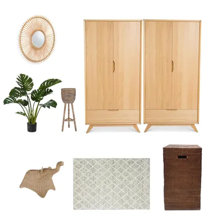 Rattan weardrobes Interior Design Mood Board by Peetkaa on Style Sourcebook