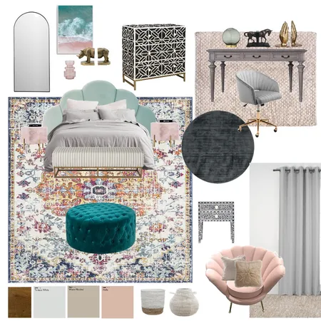 Guest & Study Room Interior Design Mood Board by Swanella on Style Sourcebook