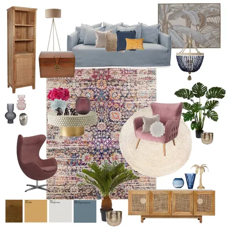 TV & Family Room Interior Design Mood Board by Swanella on Style Sourcebook