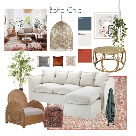 Module 3 - Bohemian Chic Interior Design Mood Board by Bastin Interiors on Style Sourcebook