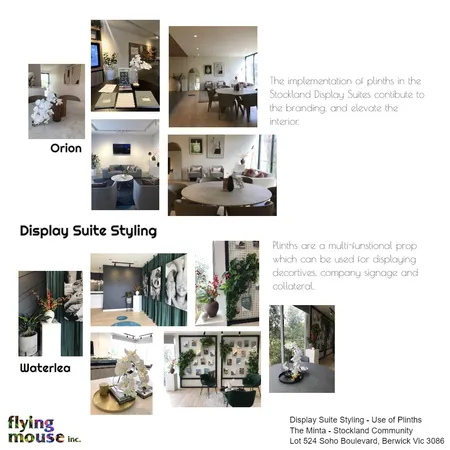 Display Suite interior Interior Design Mood Board by Flyingmouse inc on Style Sourcebook