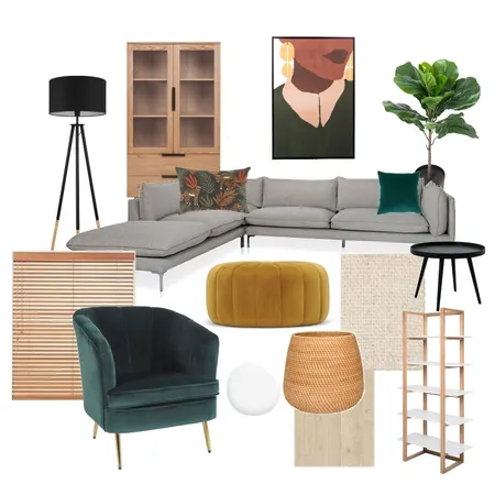 Module 09 - Living Room Interior Design Mood Board by Libby Brown Design on Style Sourcebook