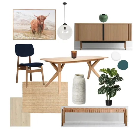 Dining Room, Module 9 Interior Design Mood Board by Libby Brown Design on Style Sourcebook
