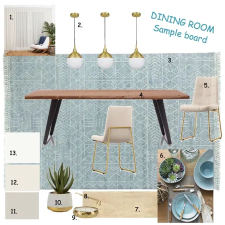 Dining Interior Design Mood Board by Rosi Pisani on Style Sourcebook