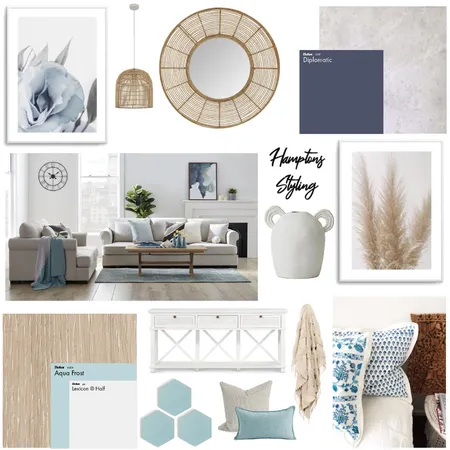Hamptons Styling Interior Design Mood Board by SHall on Style Sourcebook