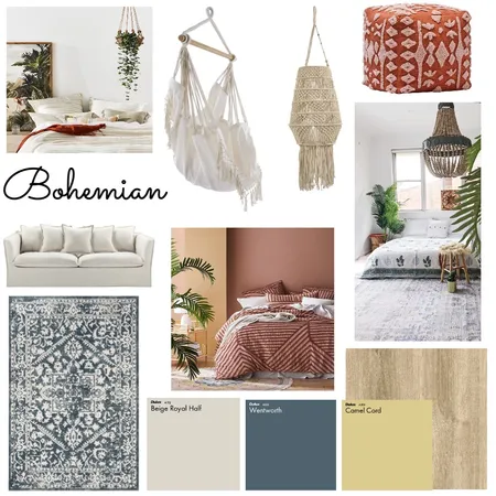 Bohemian Interior Design Mood Board by SHall on Style Sourcebook