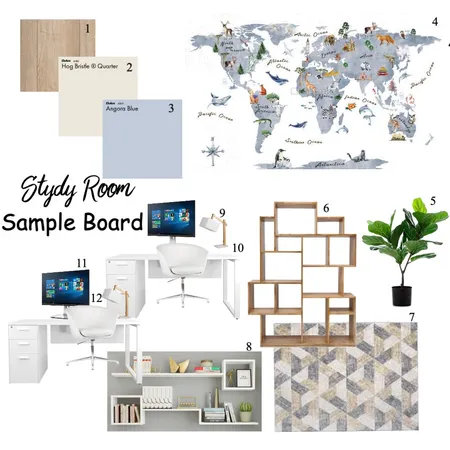 study room Interior Design Mood Board by monikaki on Style Sourcebook