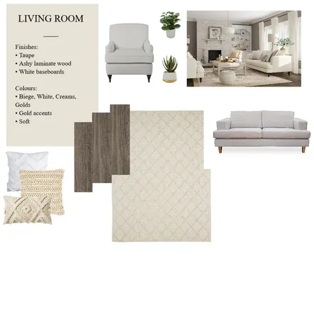 Chic Living Room Interior Design Mood Board by Alida MacKay on Style Sourcebook