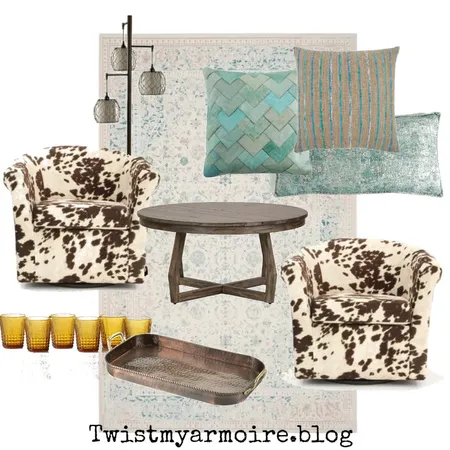 cow chairs Interior Design Mood Board by Twist My Armoire on Style Sourcebook