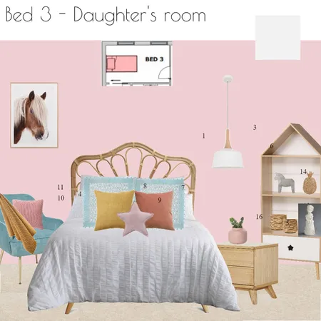 Girls bedroom Interior Design Mood Board by Our home in the Grange on Style Sourcebook