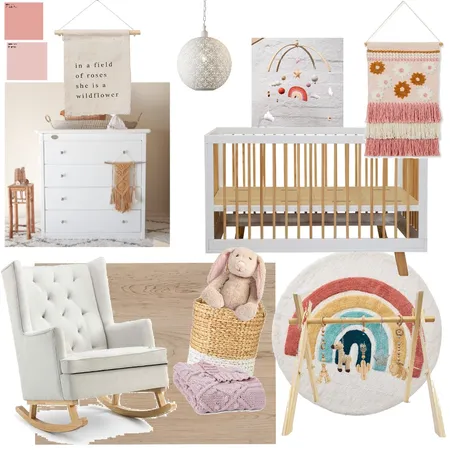 Mood Board for Baby Girl Interior Design Mood Board by Isabella Warren-Zanzerl on Style Sourcebook