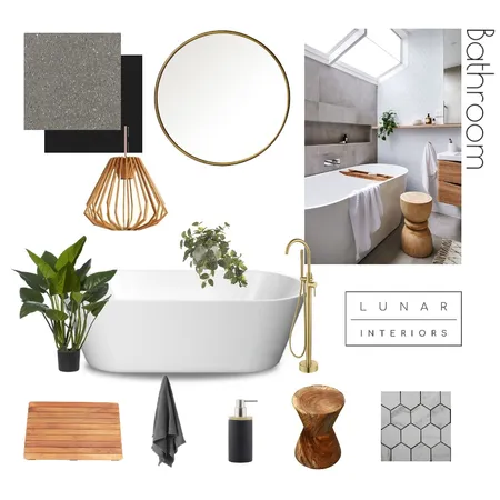 Phoenix's Reno - Bathroom Gold Interior Design Mood Board by Lunar Interiors on Style Sourcebook
