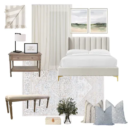 Farmhouse bedroom Interior Design Mood Board by Airey Interiors on Style Sourcebook
