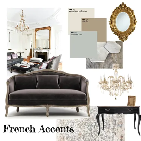 French Accents Interior Design Mood Board by nikki odonnell on Style Sourcebook