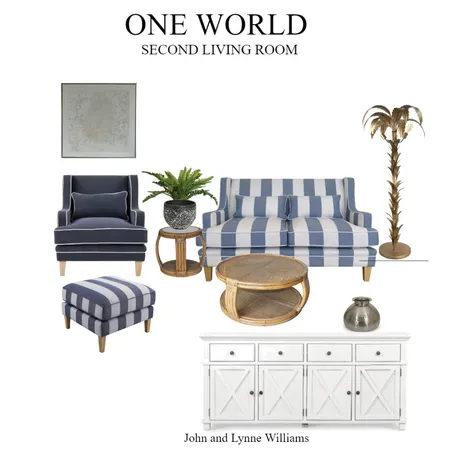ONE WORLD 2ND LIVING ROOM Interior Design Mood Board by lisajonesstylist on Style Sourcebook