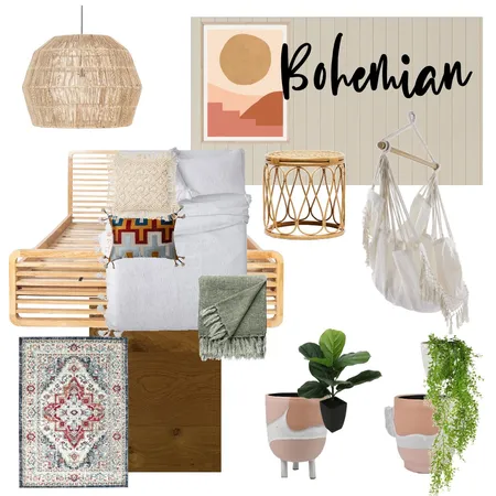Bohemian mood board Interior Design Mood Board by Mikaylahowley on Style Sourcebook