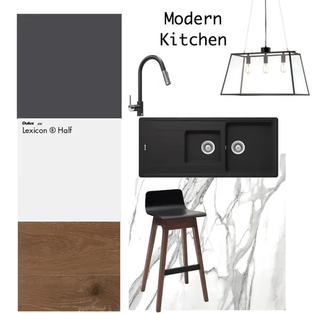 Modern Kitchen Interior Design Mood Board by AHJ Interior Design on Style Sourcebook
