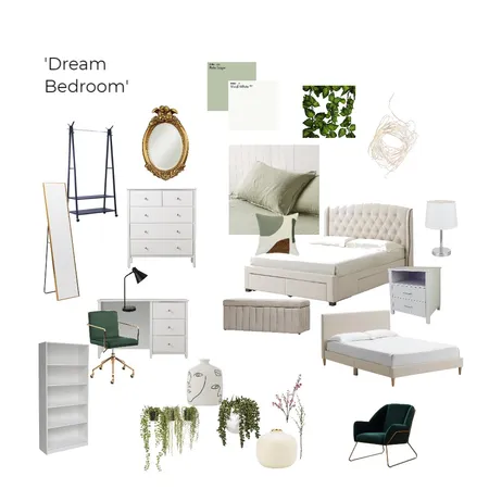 Bedroom Inspo Interior Design Mood Board by bronteskaines on Style Sourcebook