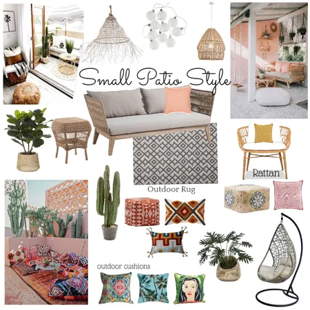 Small Patio Style Interior Design Mood Board by Lisa Olfen on Style Sourcebook
