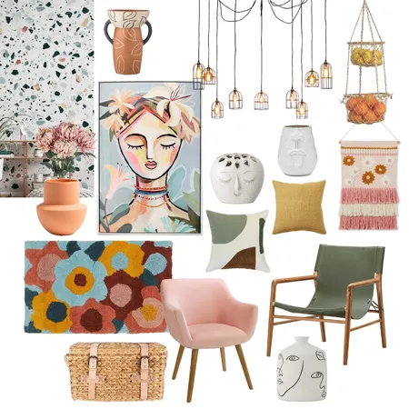 Painting Inspired Moodboard Interior Design Mood Board by Studio Cloche on Style Sourcebook