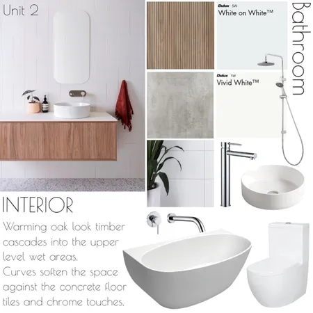 UNIT 2 MAIN BATHROOM Interior Design Mood Board by Willowmere28 on Style Sourcebook