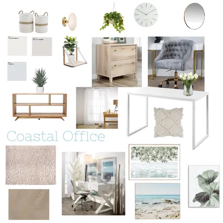 Coastal Office Interior Design Mood Board by Kldigioia on Style Sourcebook