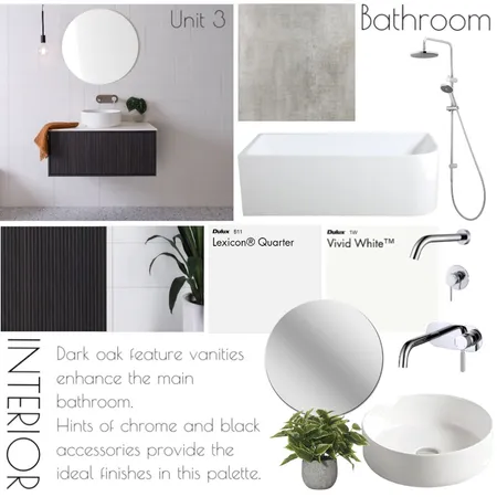 UNIT 3 BATHROOM Interior Design Mood Board by Willowmere28 on Style Sourcebook