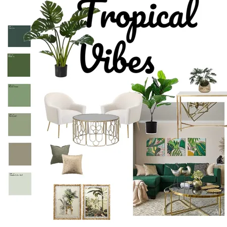 Tropical Vibes Interior Design Mood Board by tasneemva on Style Sourcebook
