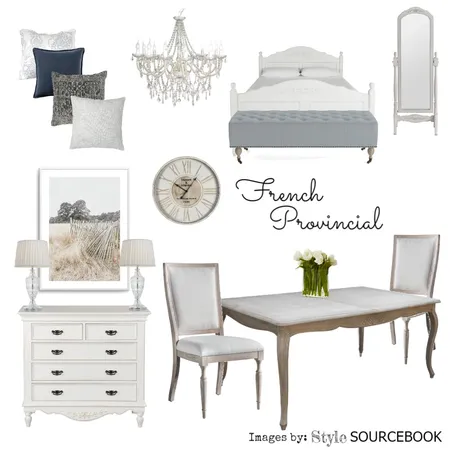 Mood Board French Provincial Interior Design Mood Board by Lyndall on Style Sourcebook