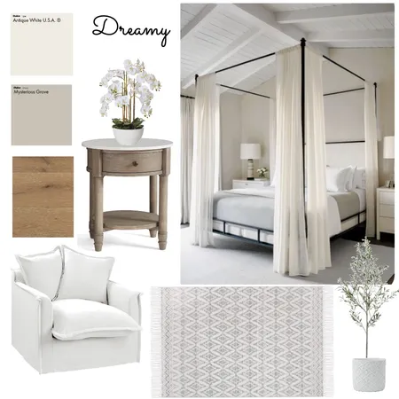 Dreamy Master Bedroom Interior Design Mood Board by TCH Interiors on Style Sourcebook