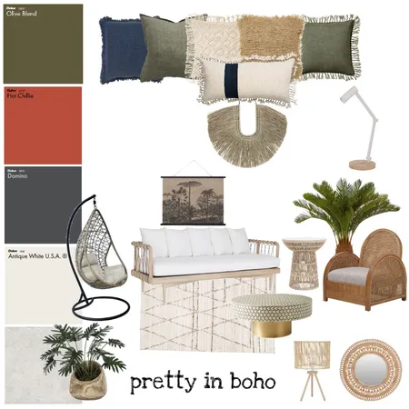 pretty in boho Interior Design Mood Board by Frizellerc on Style Sourcebook