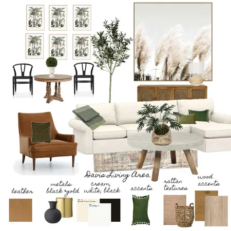 Davis Living Area Interior Design Mood Board by dorimontoya on Style Sourcebook