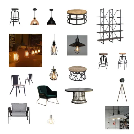 Industrial style Interior Design Mood Board by JustineHill on Style Sourcebook