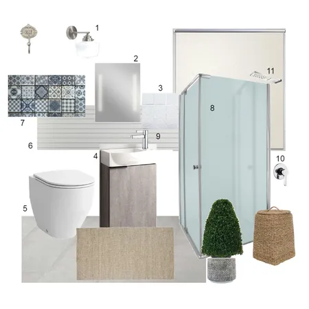Bathroom Sample Board Interior Design Mood Board by Sian on Style Sourcebook