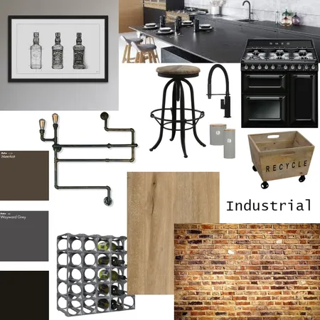 Industrial Mood Board Interior Design Mood Board by interiorsbytamar on Style Sourcebook