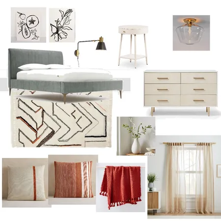 West Elm Bedroom Interior Design Mood Board by nadine.ferreri on Style Sourcebook