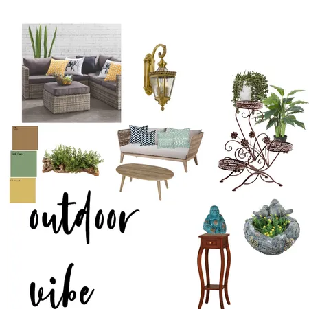 Outdoor vibe Interior Design Mood Board by shashikala on Style Sourcebook