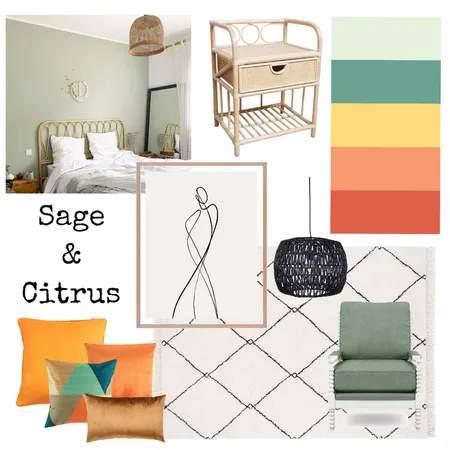 Sage & Citrus Interior Design Mood Board by KCN Designs on Style Sourcebook