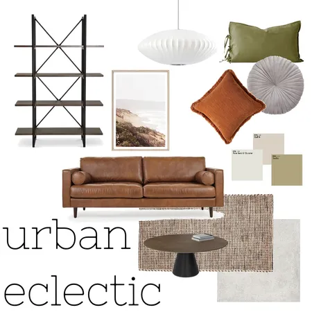 Urban eclectic Interior Design Mood Board by Angelatnz on Style Sourcebook