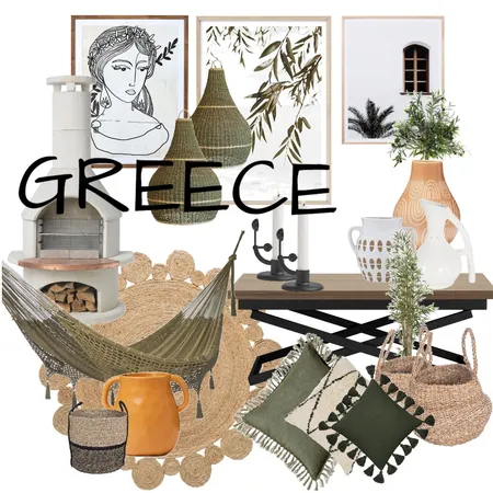 GREEK INSPO Interior Design Mood Board by WHAT MRS WHITE DID on Style Sourcebook